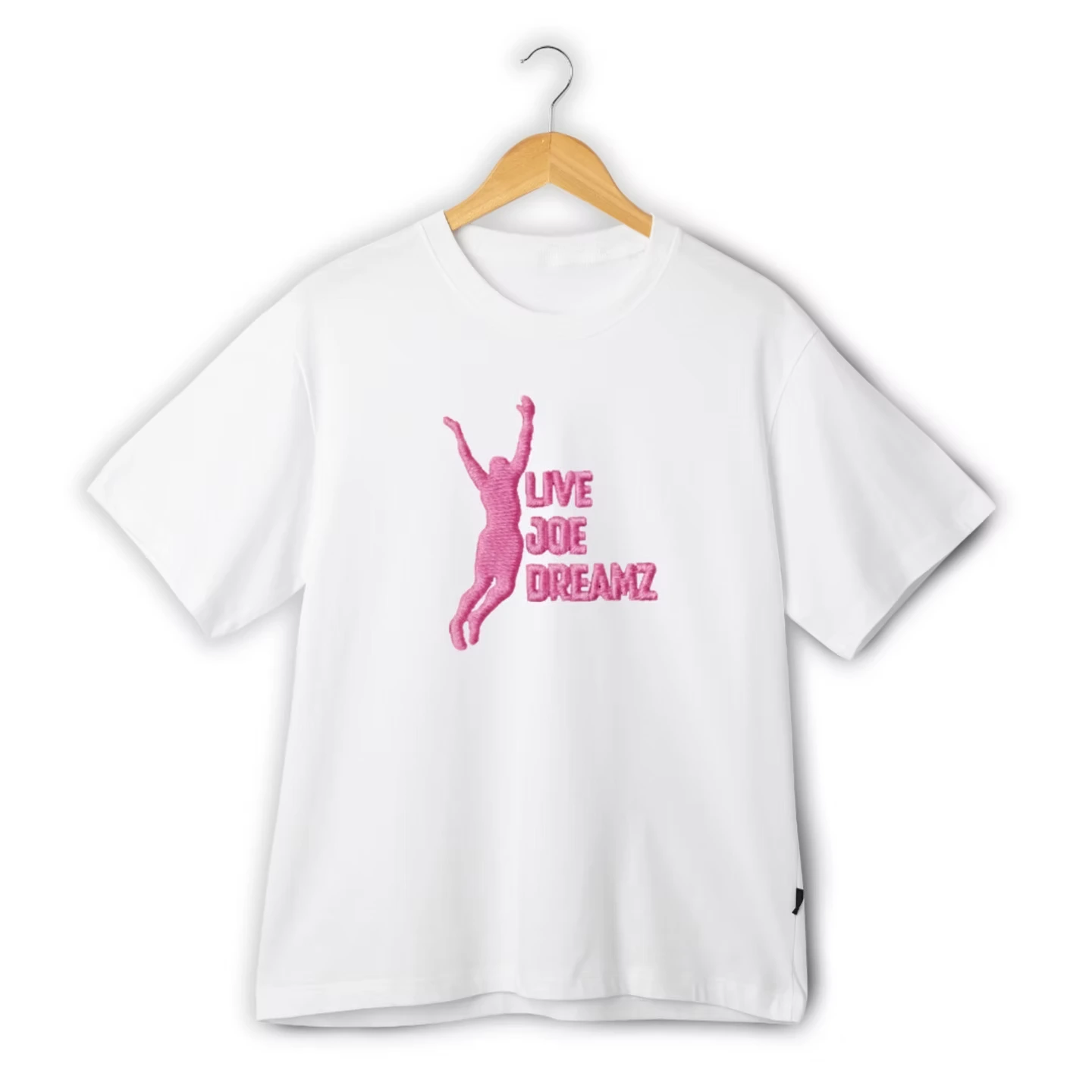 Live Joe Dreamz T-Shirt (Pink Embroidered Edition) cover